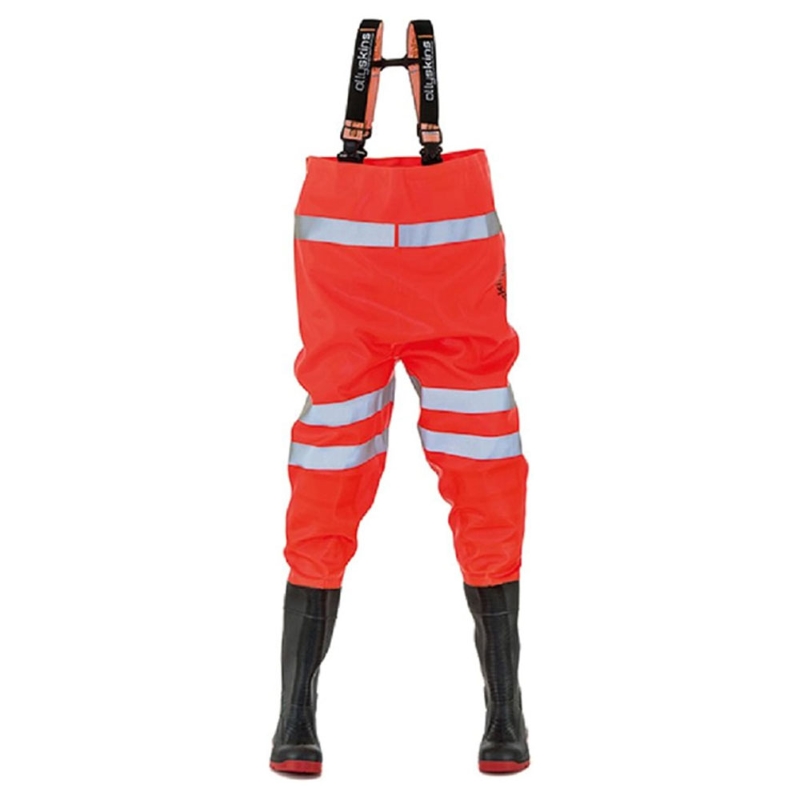 Ollyskins 2640 Reflective Safety PVC Chest Waders PF Cusack